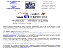 Tablet Screenshot of private-citizen.com
